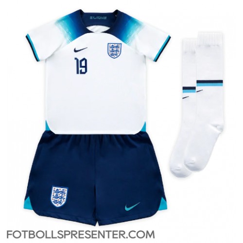 England Mason Mount #19 Hemmatröja Barn VM 2022 Kortärmad (+ korta byxor)
